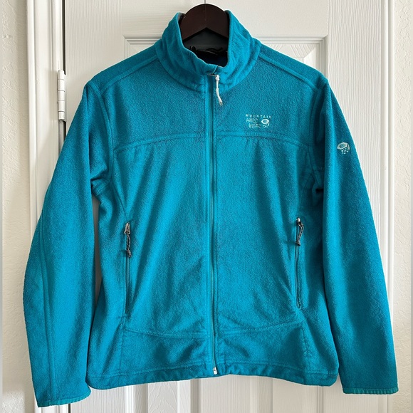 Mountain Hardwear Jackets & Blazers - Mountain Hardwear Women's Pyxis Teal Full-Zip Fleece Jacket,  Size Medium